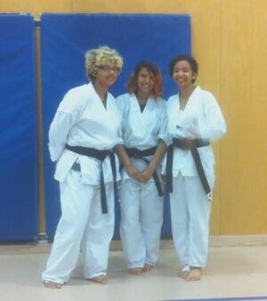 Sisters at grading