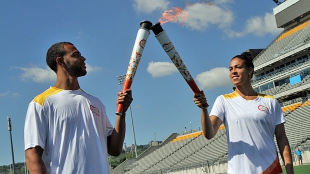 Kia Thunder Bay >> Darnell and Kia Nurse help Pan Am torch light up Tim Hortons field | CBC News Kia Thunder Bay >> Darnell and Kia Nurse help Pan Am torch light up Tim Hortons field | CBC News
