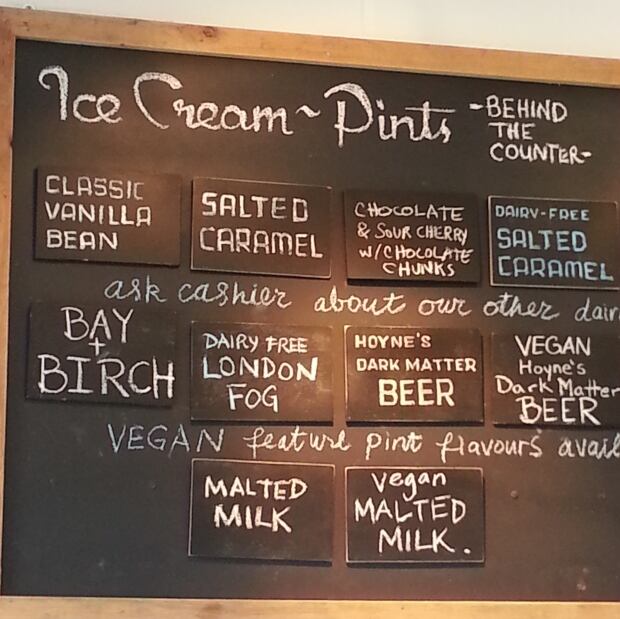 Victoria ice cream shop sells customized pints British Columbia CBC News