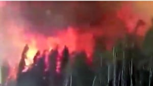 Fire near Montreal Lake on weekend