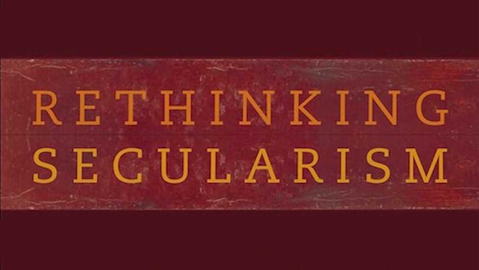 Detail from the book cover "Rethinking Secularism" edited by Craig Calhoun, Mark Juergensmeyer, Jonathan VanAntwerpen.