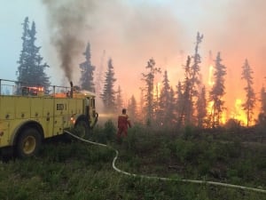Sask Wildfires 20150705 July 4 2015 La Ronge