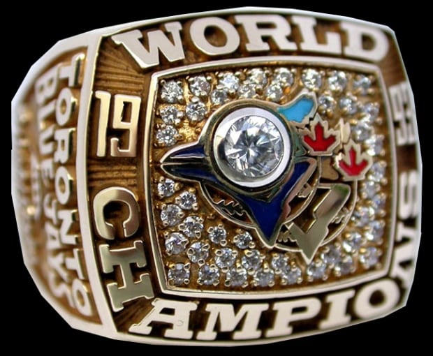 Toronto Blue Jays World Series ring