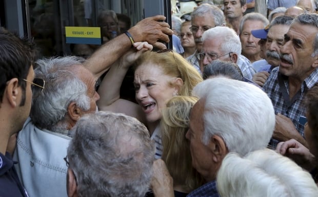 Greece crisis eurozone pensioners