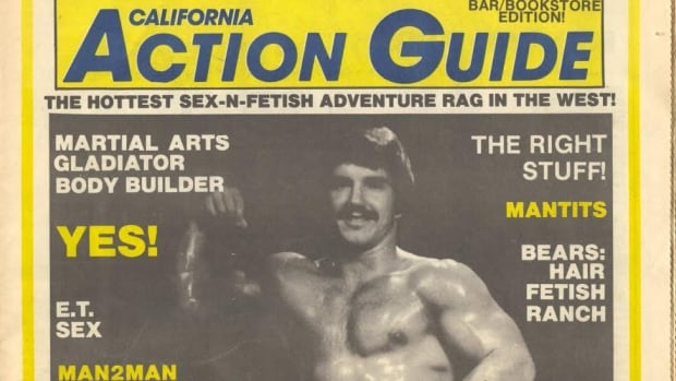 The first known use of the word bear on the cover of a gay magazine" (image courtesy of Jack Fritscher)