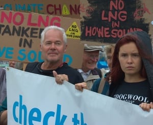 LNG protest Horseshoe Bay