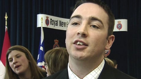 Const. Douglas Snelgrove is seen here at an RNC swearing-in ceremony in 2005. RNC Const. Douglas Snelgrove