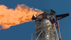Canaport LNG terminal flare