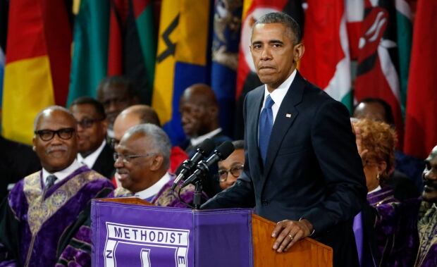 Clementa Pinckney SOUTH CAROLINA funeral Obama eulogy June 26 2015