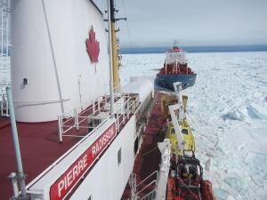 CCGS Pierre Radisson in sea ice