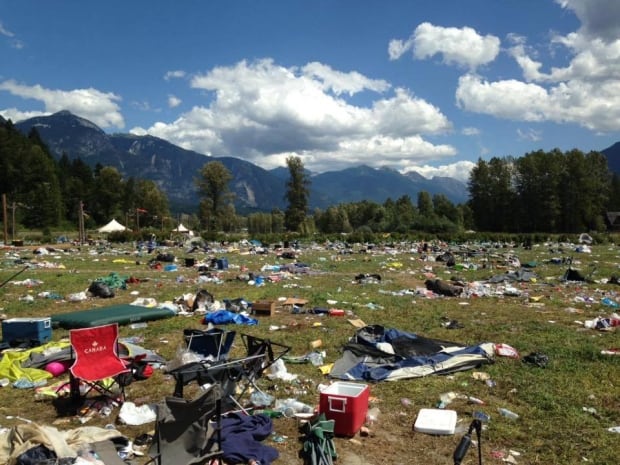 Pemberton Music Festival Garbage