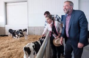 Tom Mulcair farm visit