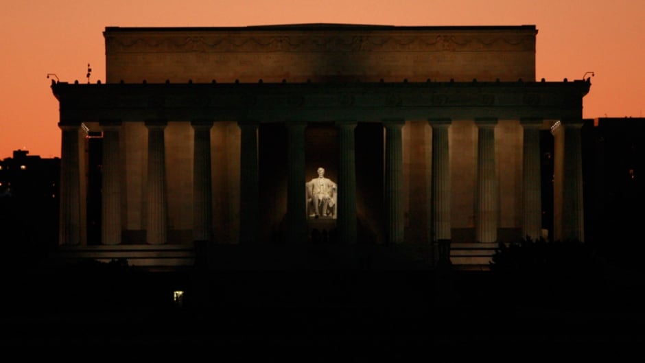 The Lincoln Memorial in Washington, DC.