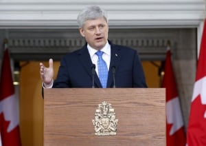 ELECTION Stephen Harper Aug 2 2015 Rideau Hall dissolve parliament