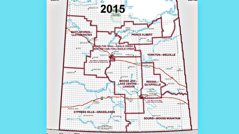 Saskatchewan Electoral Map In 2015 