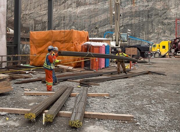 Muskrat Falls construction