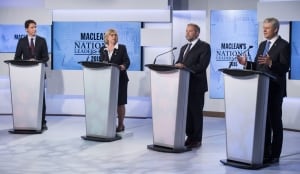 Federal leaders debate in Toronto