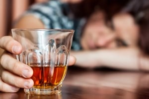 Binge drinking girl alcohol