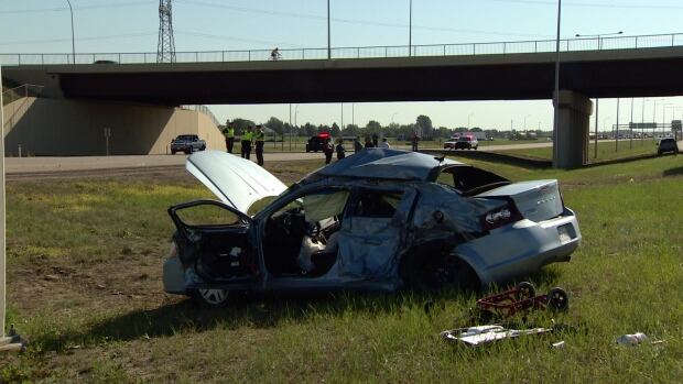 Man dies after collision on Anthony Henday Drive | CBC News
