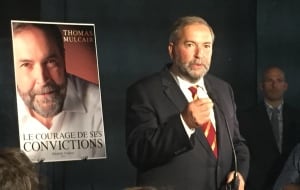 Tom Mulcair launches book in Montreal