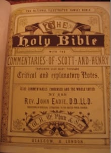 Fenemore family Bible