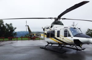 SQ Surete du Quebec helicopter