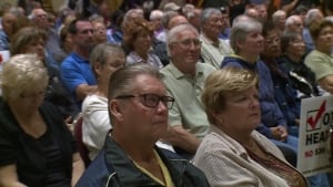 Crowd at health-care forum at Oldcastle's Ciociaro Club