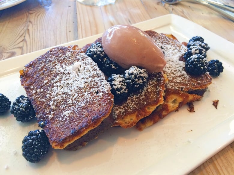 Homestretch Brunch Club The Nash offers hangover breakfast pizza, banana bread french toast