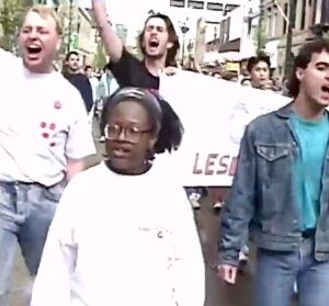 Joey Sayer 1991 Calgary Pride