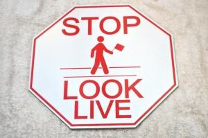 Pedestrian sign