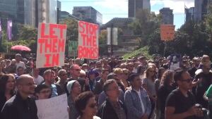 Refugees welcome rally in Vancouver
