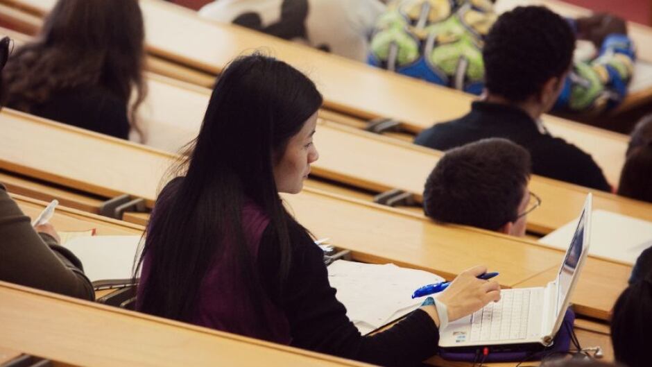 Many teachers are now banning laptops saying they are distracting and work against information retention for students who are taking notes.