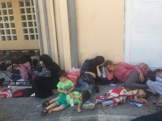 Sleeping rough in Mytilene