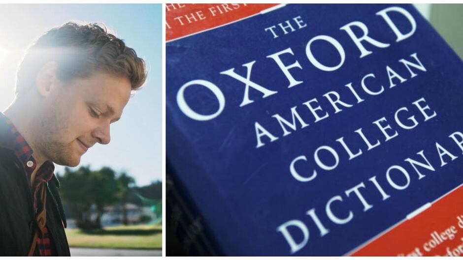 Jez Burrows is writing short stories made up entirely of dictionary example sentences.