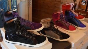 Sealskin sneakers at Dock Marina