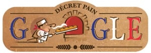 google doodle french traditional bread