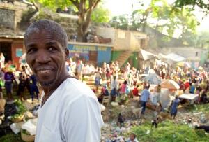 Harry Nicholas in Port au Prince
