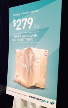 WestJet price