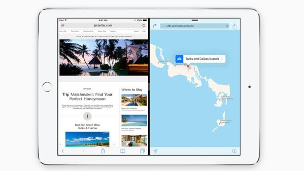 Split view for iPad