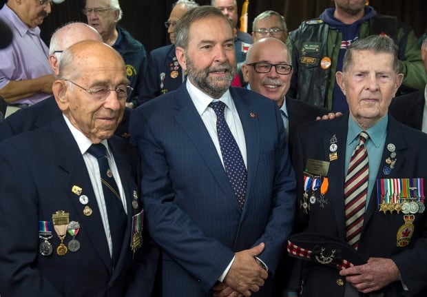 Tom Mulcair NDP leader federal election 2015
