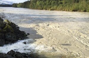 Squamish River after heavy rain