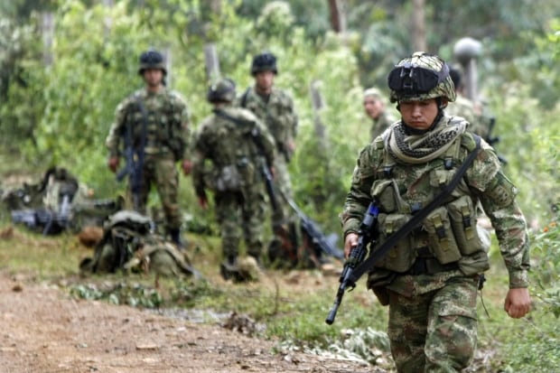 Colombia soldiers