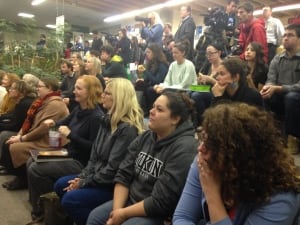 Audience at Yukon College candidates forum