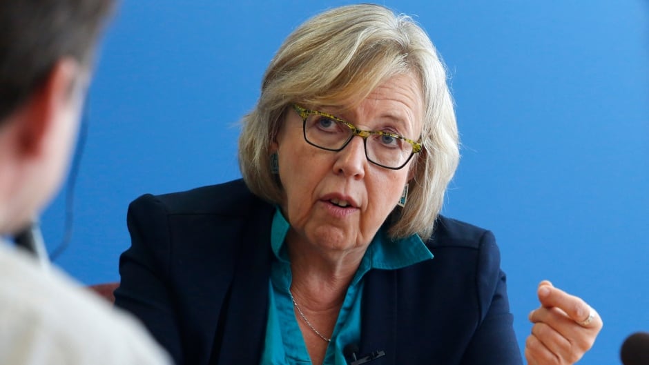 Green Party Leader Elizabeth May.