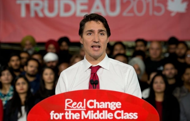 Justin Trudeau Liberal leader federal election 2015