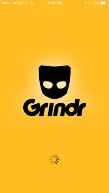Grindr iPhone splash