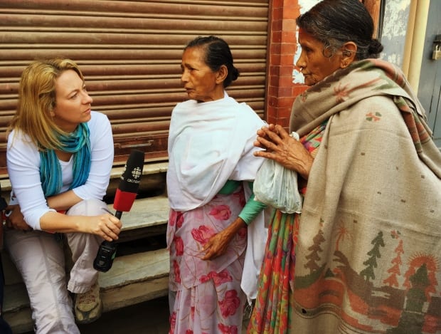 Adrienne Arsenault in Nepal