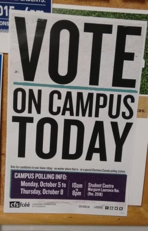 campus polling station