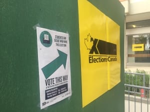 On campus voting