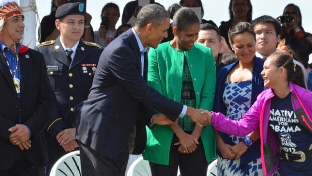 Cara Currie Hall's Daughter meets Obama